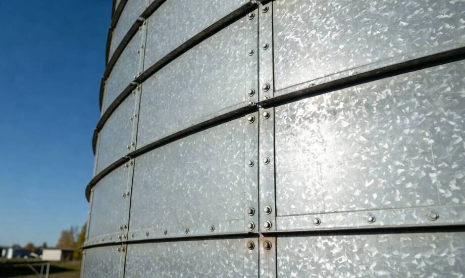 Wie verzinktes Blech einen landwirtschaftlichen Silo vor Korrosion und Verformungen schützt