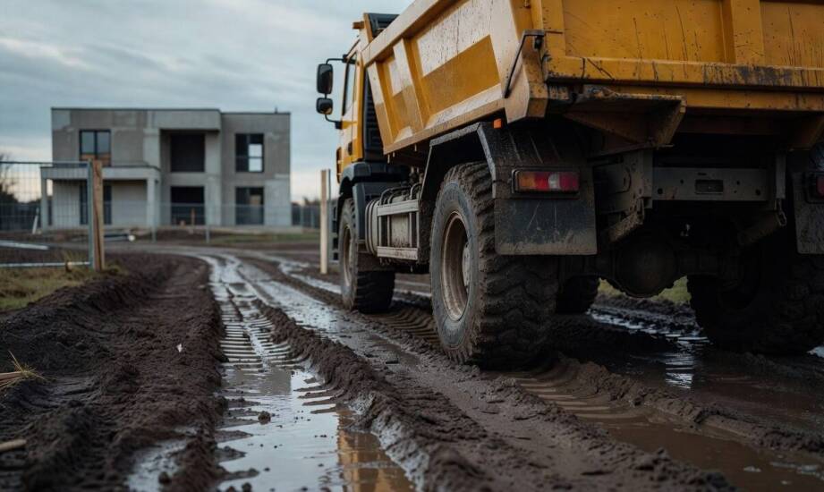 Wąski dojazd, miękkie podłoże i rozładunek — co decyduje o dostawie kruszywa