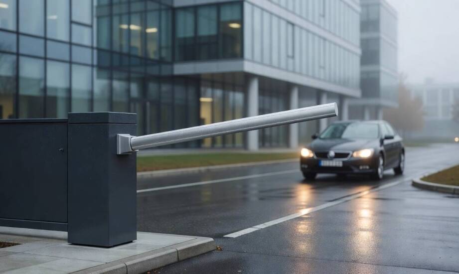 Jakie warunki w warszawskim obiekcie wpływają na dobór szlabanu wjazdowego