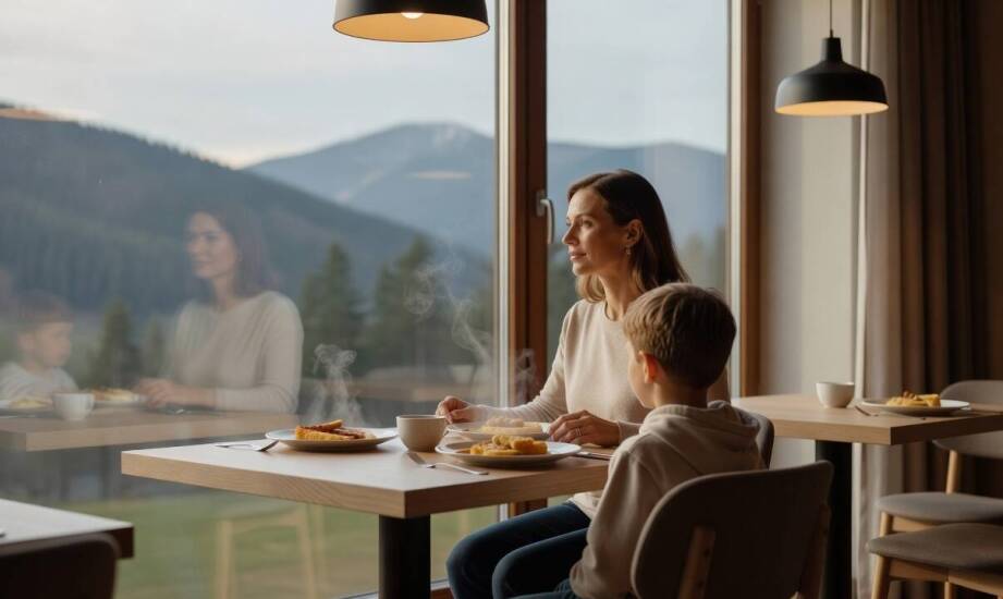 Jak hotelowa restauracja na Pardałówce ułatwia rodzinny pobyt, gdy każdy ma inny rytm dnia