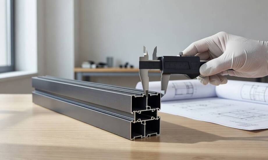 Wie beurteilt man Aluminiumbauelemente hinsichtlich Dämmung, Dichtheit und technischer Dokumentation?