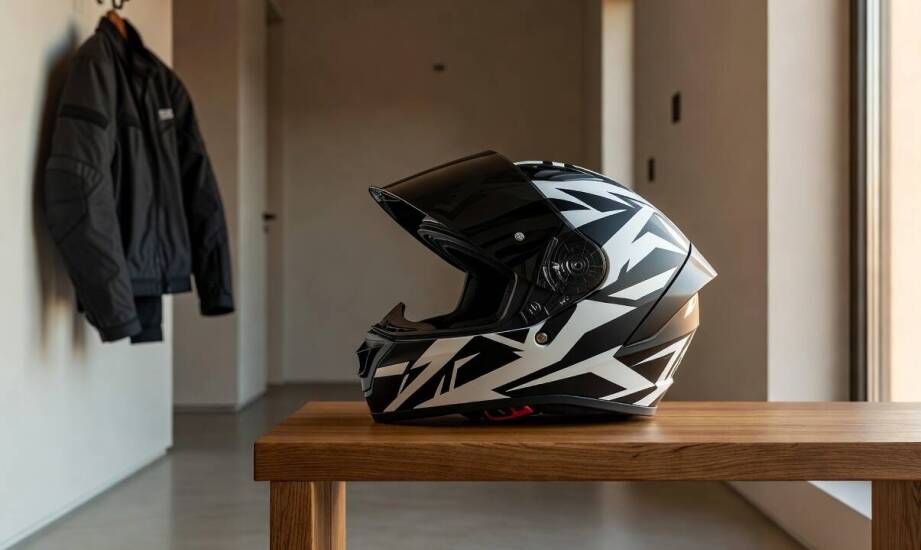 Kask integralny z grafiką Venom: konstrukcja, wentylacja i trwałość w codziennej jeździe