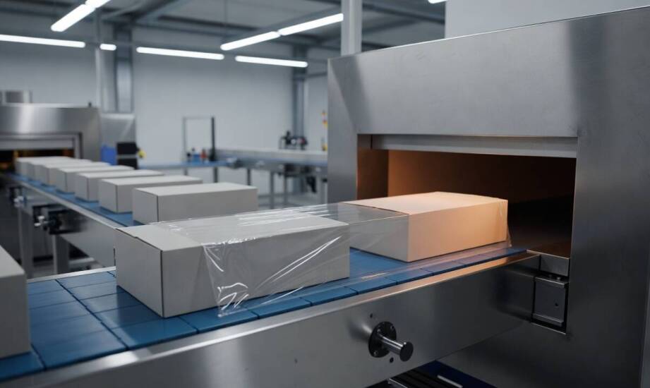 Od przygotowania produktu do obkurczania — etapy pakowania w osłonie termokurczliwej na linii