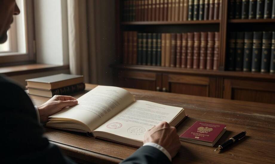 Jak notariusz czyta niemiecki dokument, zanim stanie się podstawą czynności notarialnej
