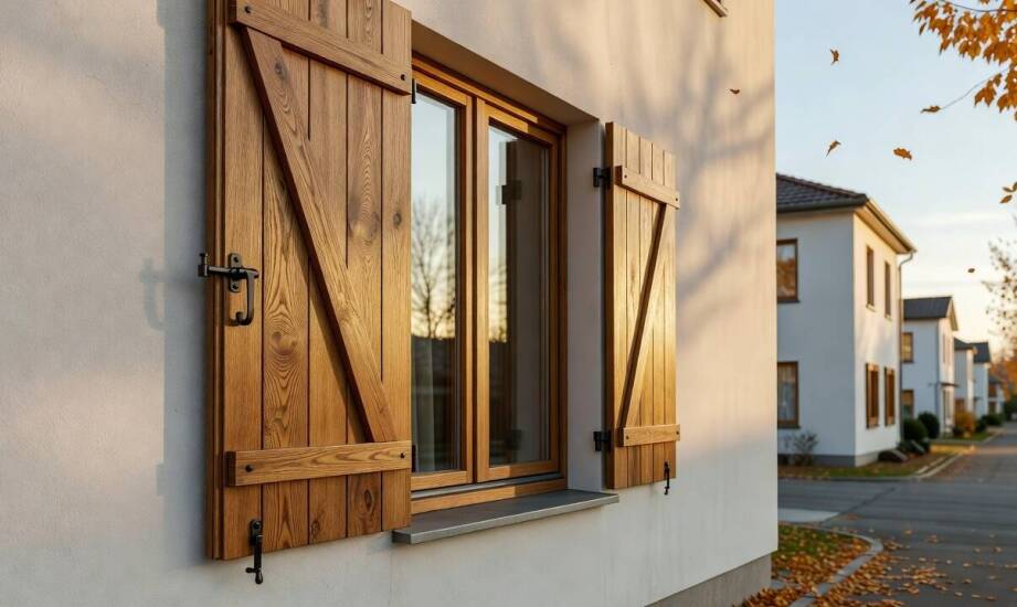 Wie Holzklappläden Schutz, Lüftung und Pflege des Hauses beeinflussen