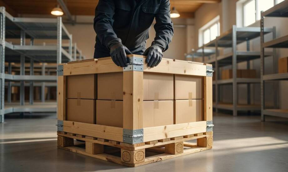 Wie Paletten Rahmen aus Holz die Stabilität auf Standard- und Sonderpaletten erhöhen