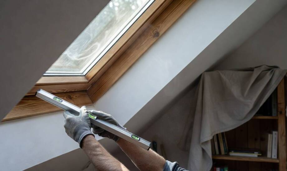 Wie wird ein Dachfenster nach Maß in einem bewohnten Haus eingebaut?
