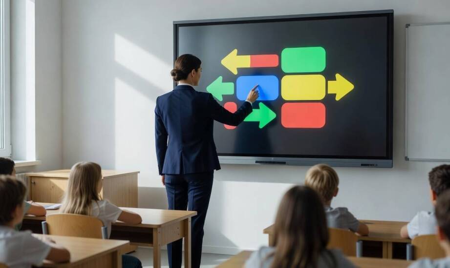 Jak oprogramowanie edukacyjne zmienia pracę nauczyciela z interaktywną tablicą w klasie