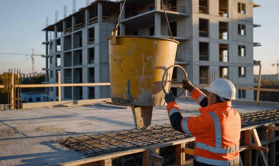 Dlaczego schody, balkony i drobne dobetonowania wymagają innej pracy pojemnika na beton