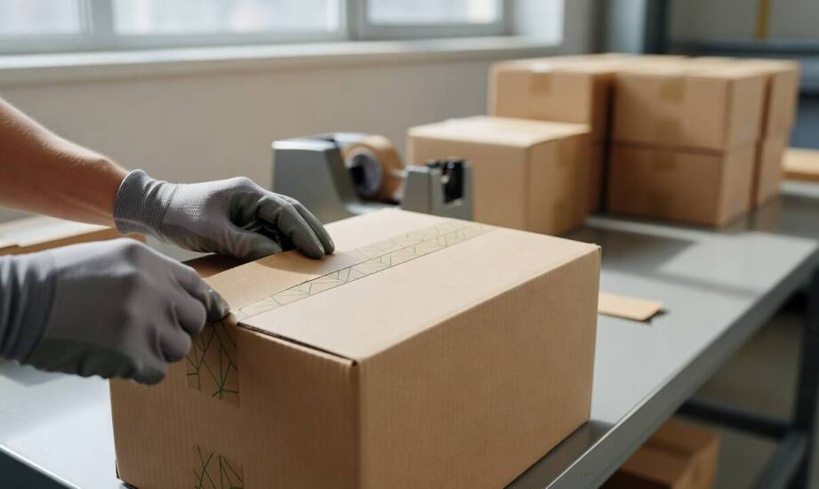 Jak nośnik, klej i nadruk w taśmie pakowej wpływają na recykling w logistyce B2B