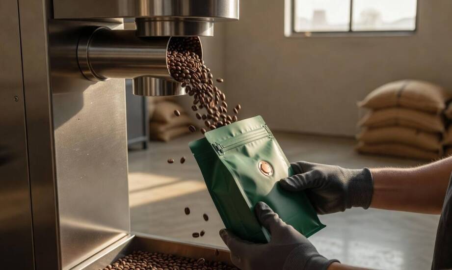 How Semi-Automatic Packing into Pre-Made Bags Affects Coffee Freshness and Batch Consistency