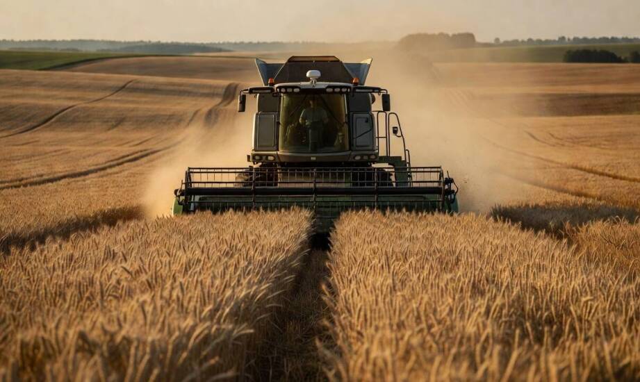 RTK w kombajnie podczas żniw — kiedy centymetrowa dokładność ogranicza straty ziarna