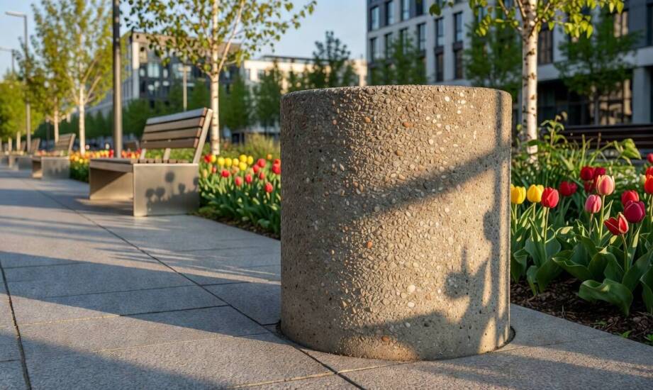 Jak beton płukany zmienia odbiór słupków w przestrzeni publicznej