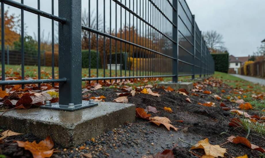 Warum die Planung eines Stahlzauns in Dresden beim Boden beginnt und nicht beim Design der Zaunfelder