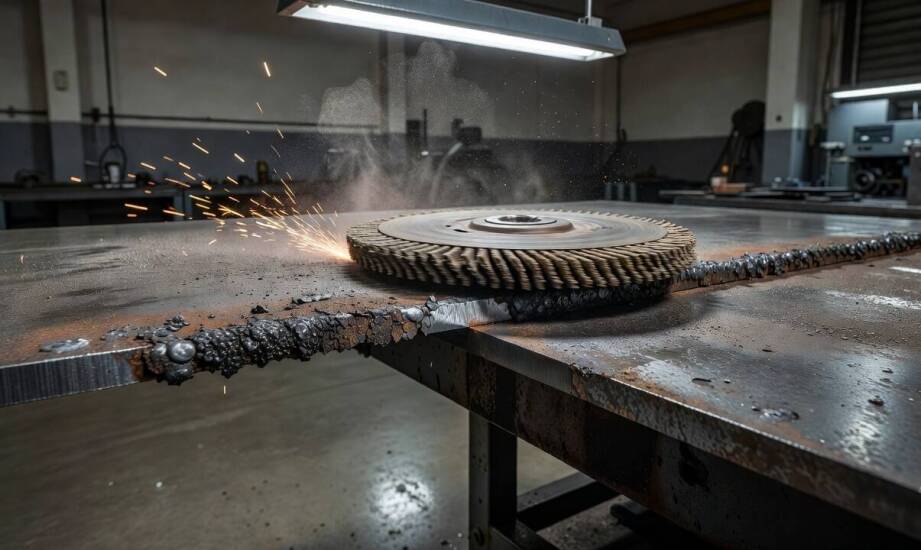 Why Does a Flexible-Finger Disc Remove Scale from Sheet Metal Edges After Thermal Cutting?