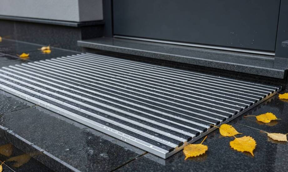 How Different Entrance Mat Materials Withstand Polish Rain, Frost, and UV Radiation