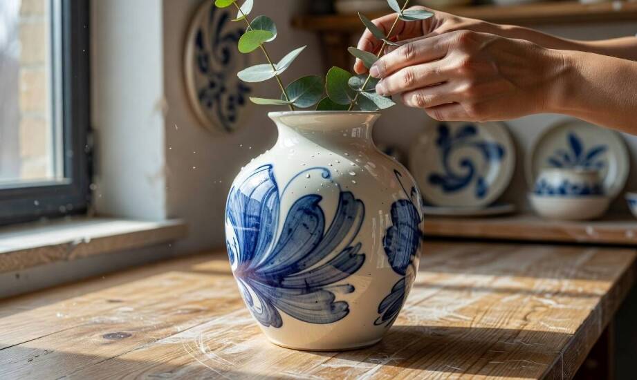 How High Firing Affects the Durability and Care of a Hand-Decorated Ceramic Vase