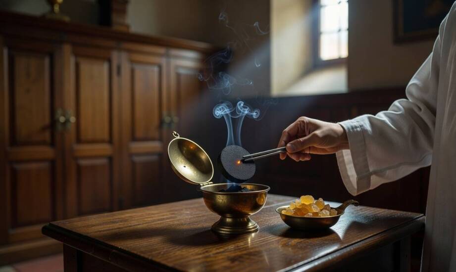 Jak skład i przeznaczenie kadzidła wpływają na użycie w liturgii i w domu