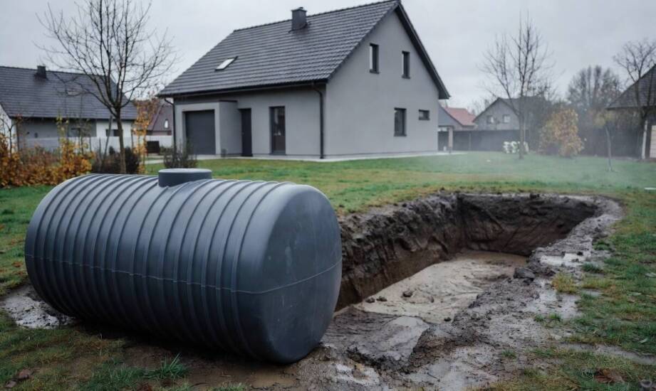 Jak grunt, wody gruntowe i obciążenia wpływają na montaż bezodpływowego zbiornika z tworzywa