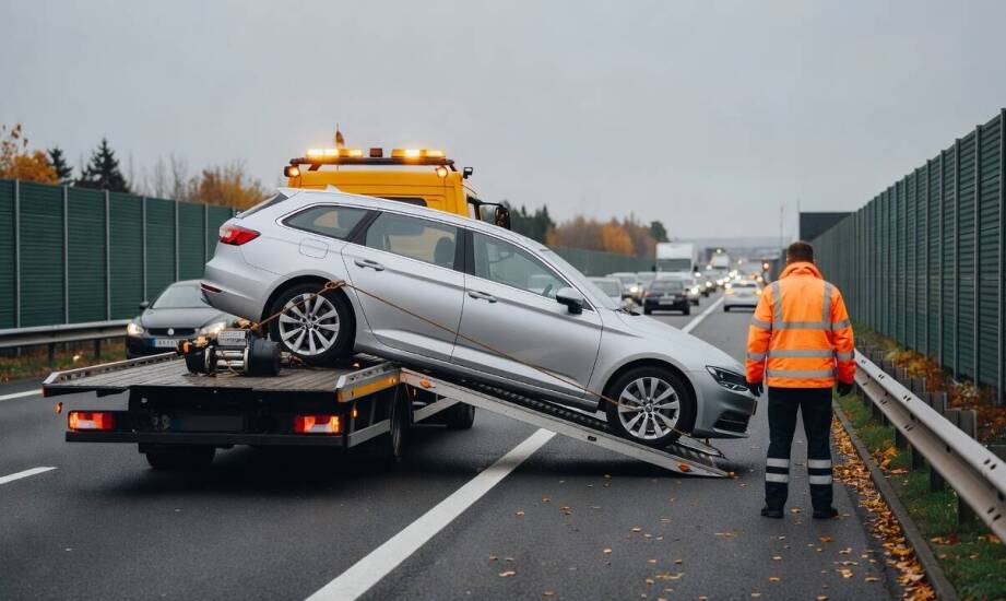 Dlaczego na autostradzie awaria zwykle kończy się transportem, a nie holowaniem