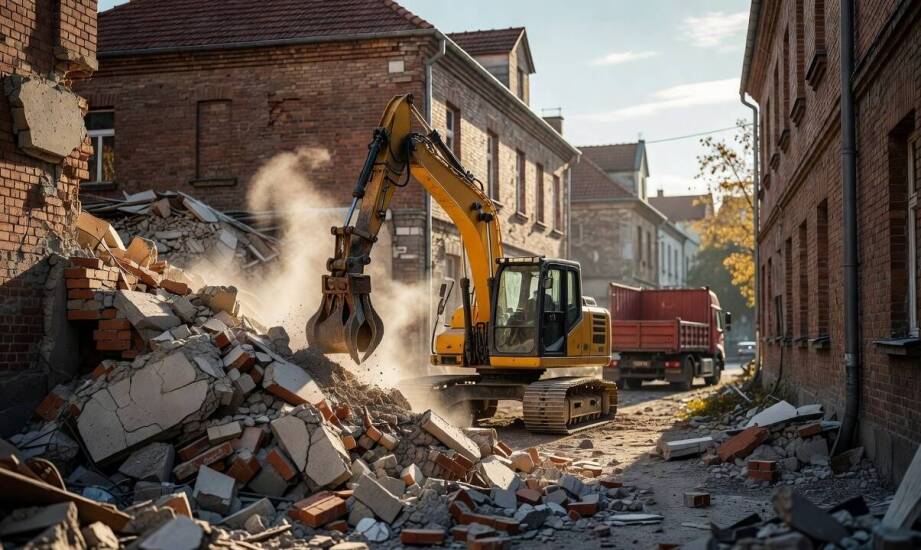 Co podnosi koszt i wydłuża rozbiórkę budynku na terenie Leszna