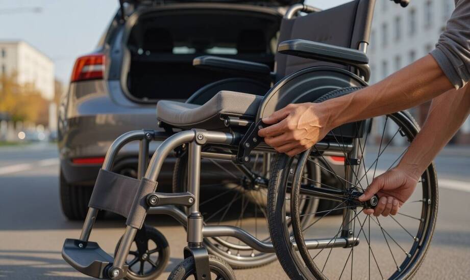 Mechanizm składania w wózku aktywnym a sztywność ramy i transport