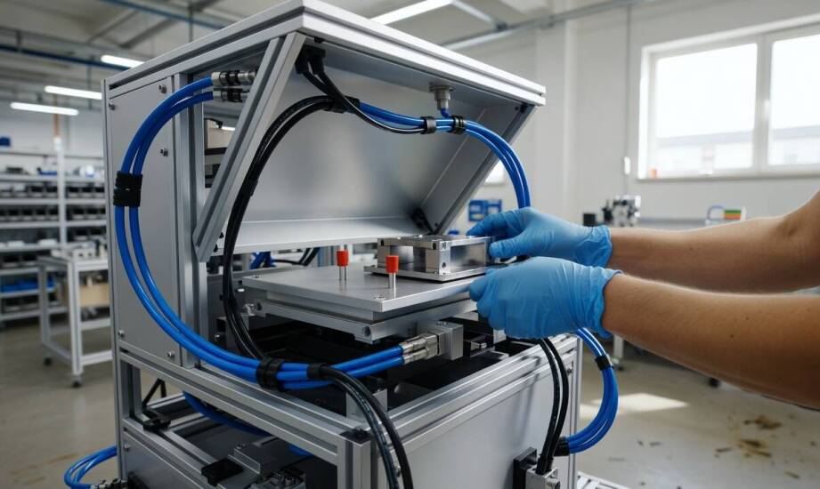 Jak projekt linii produkcyjnej ogranicza problemy podczas serwisu i relokacji