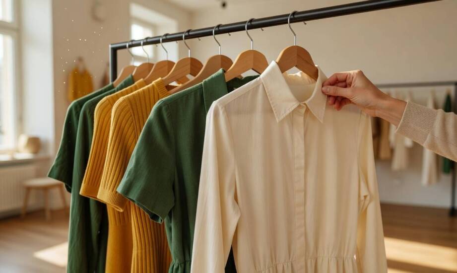 Jak krój i tkanina sukienek z outletu wpływają na sprzedaż w second-handzie