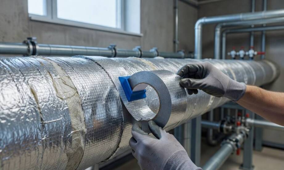 Jak grubszy nośnik i zbrojenie siatką zmieniają pracę taśmy aluminiowej na chropowatych podłożach