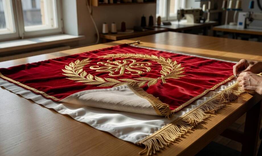Warstwowa budowa sztandaru — dlaczego kolejność prac decyduje o końcowym efekcie