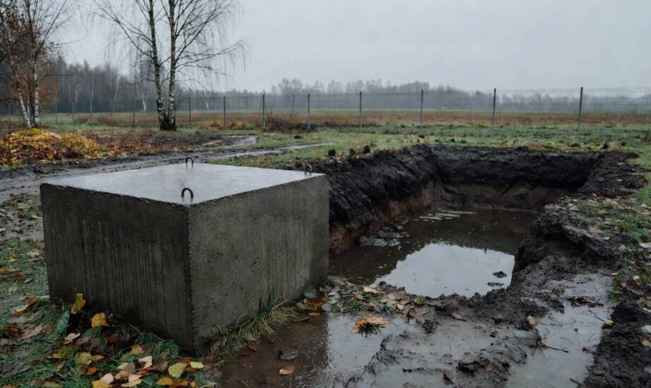 Jak czytać parametry szamba betonowego na chełmskiej działce przy podwyższonej wodzie gruntowej