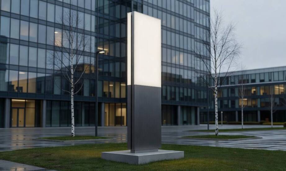 Jak zaplanować pylon reklamowy pod widoczność, formalności i warunki miejskie