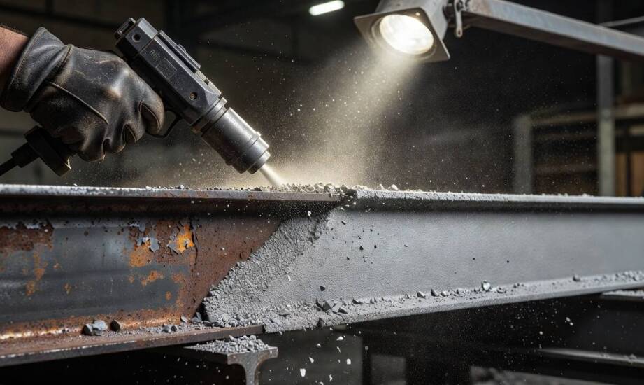 Dlaczego kształt i ziarnistość ścierniwa zmieniają przyczepność powłoki na metalu