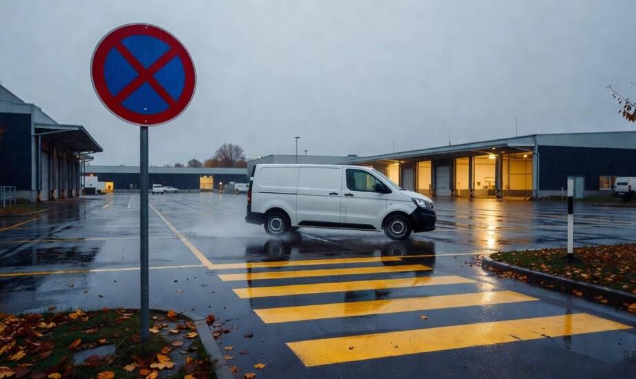 Dlaczego znak zakazu przy wjeździe nie rozwiązuje blokowania dojazdu na placu firmy
