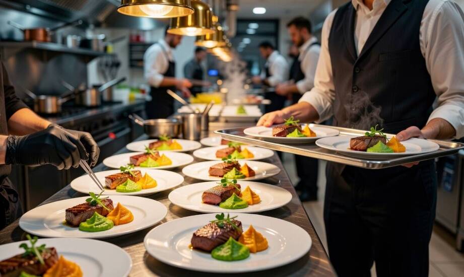 Dlaczego restauracyjny standard kolacji da się odtworzyć na weselu i konferencji