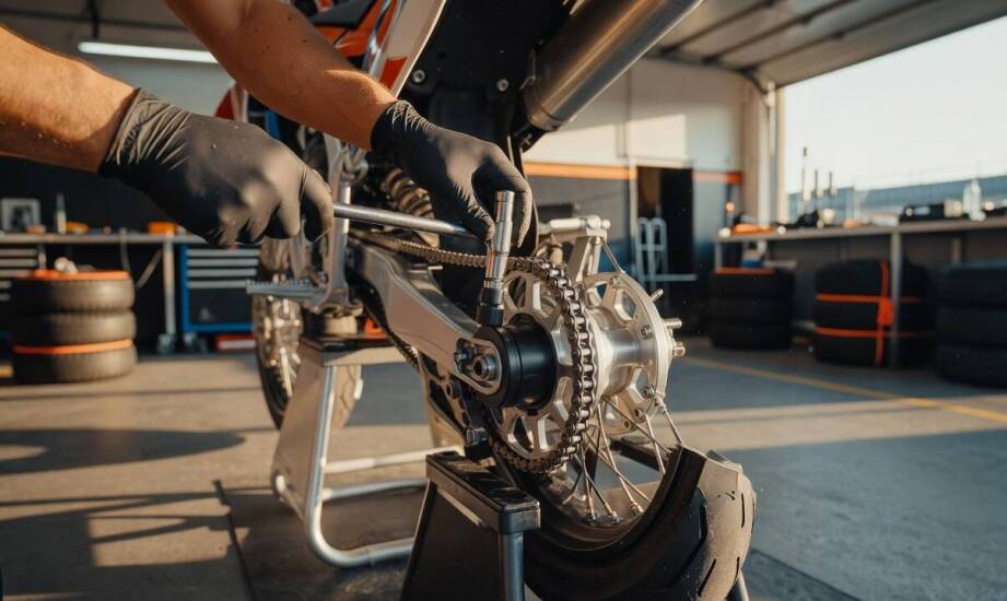Jak ślizg torowy w supermoto pokazuje, które punkty motocykla warto zabezpieczyć