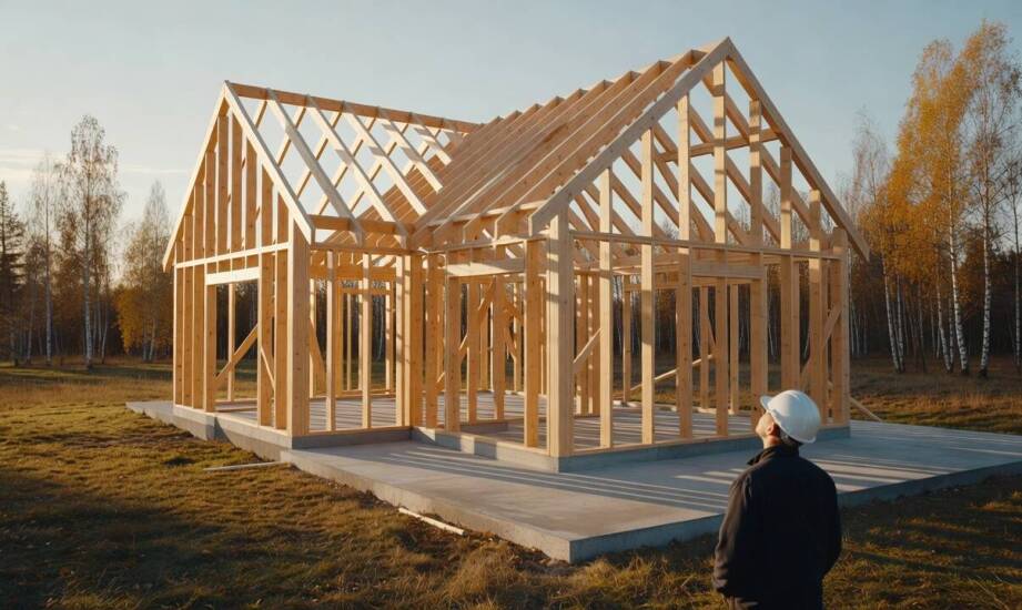 Wie verläuft der Bau eines Holzhauses von der Grundstücksanalyse bis zur Abnahme des fertigen Gebäudes?