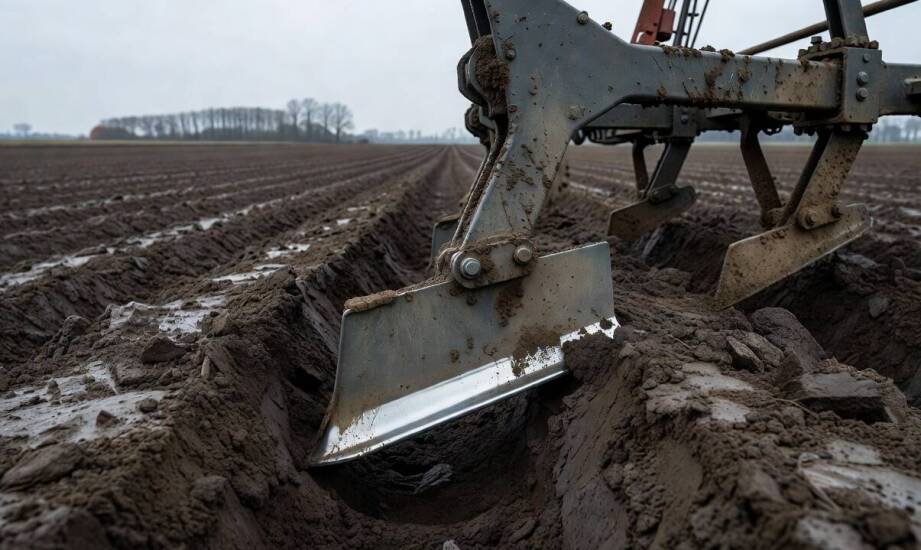 Jak płoza i piętka ustalają tor pracy pługa oraz chronią korpus przed ściąganiem