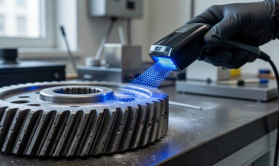 Kiedy skan 3D pozwala odtworzyć zużytą część bez rysunku technicznego
