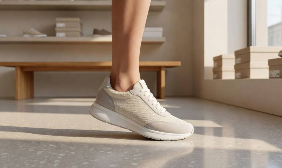 Kobieca stopa a codzienny komfort w sneakersach — co zmienia pięta, łuk i przód stopy