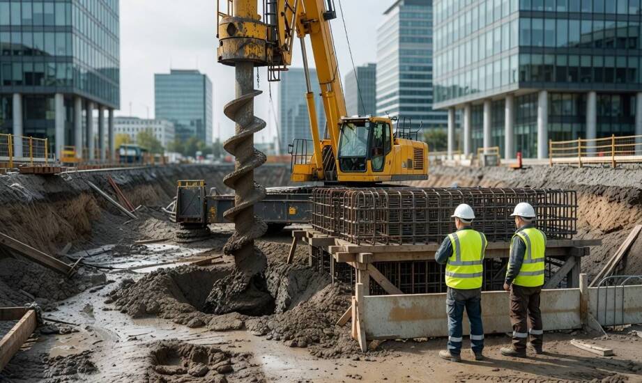 Jak generalny wykonawca włącza roboty geotechniczne w harmonogram dużej inwestycji miejskiej