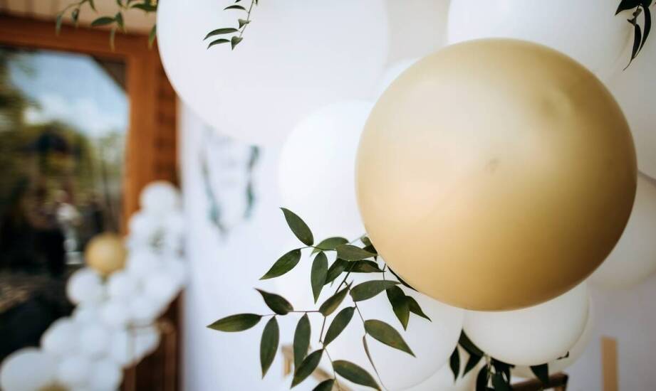 Balony stojące jako element wystroju w restauracjach i kawiarniach