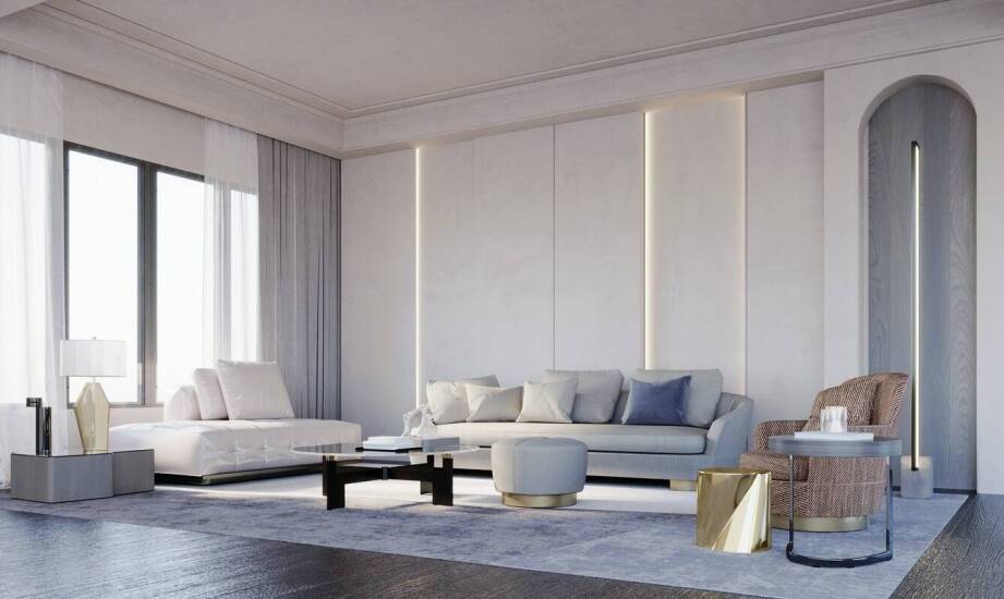 Elegancka prostota – bateria miedziana szczotkowana w minimalistycznej łazience