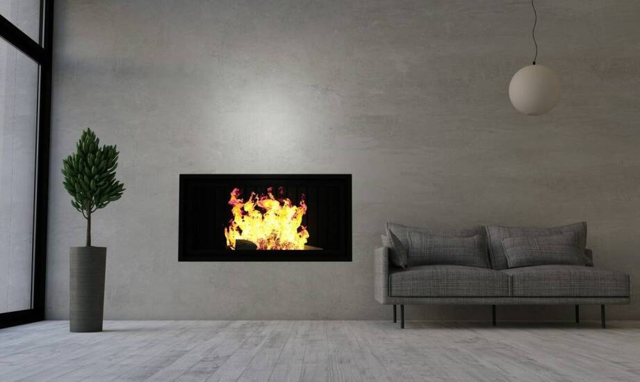 Kominki na biopaliwo jako centralny punkt w minimalistycznym wnętrzu