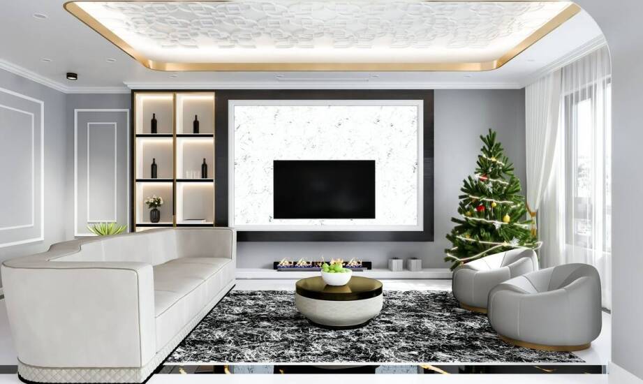 Metalowe stojaki na choinki jako element nowoczesnego designu wnętrz