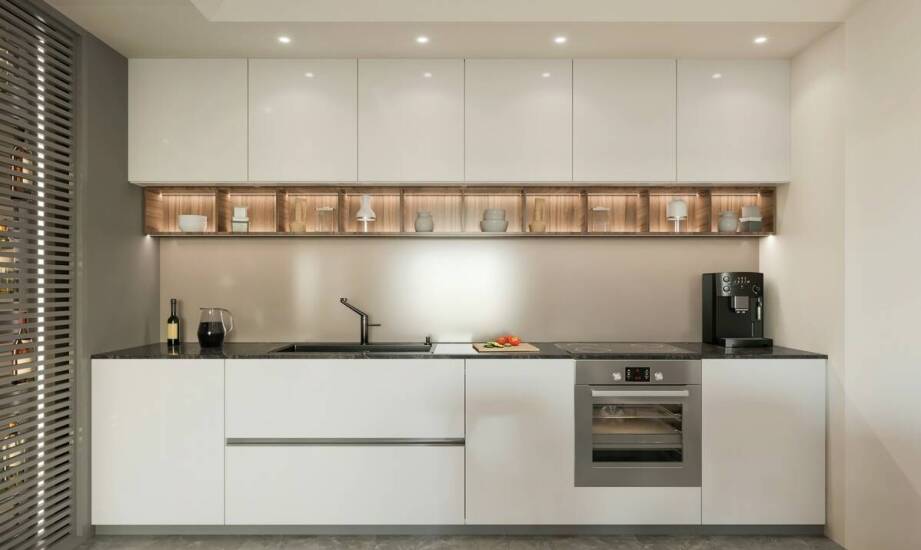 Nowoczesne materiały w projektowaniu mebli do mini aneksu kuchennego
