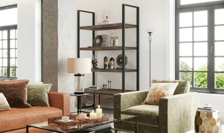 Regał na książki kolonialny – elegancja i funkcjonalność w jednym meblu