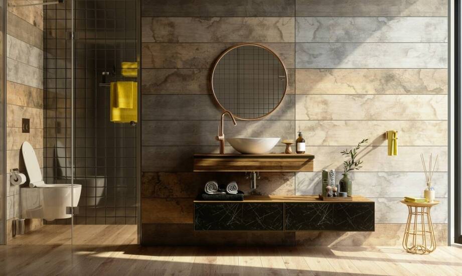 Unikalne efekty wizualne dzięki zastosowaniu ecorson rdza w dekoracji ścian