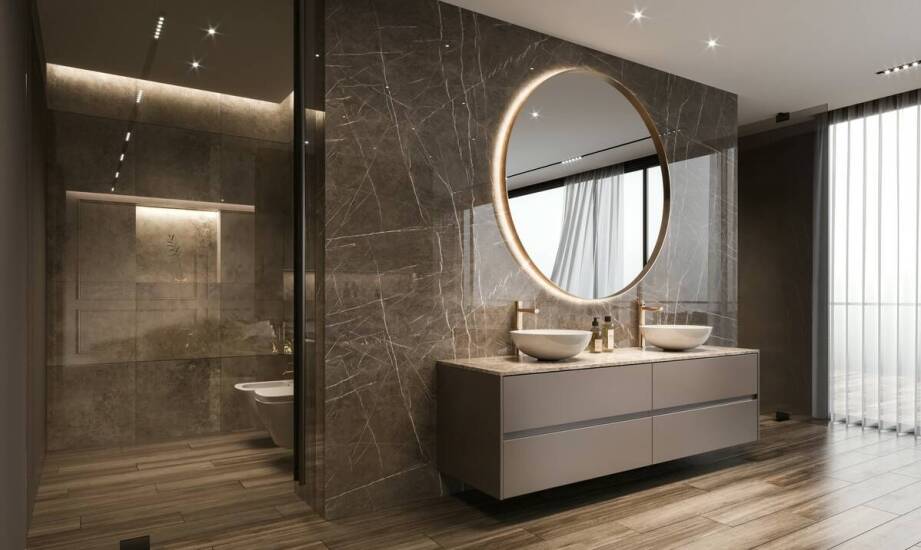 Zalety lusterka kosmetycznego LED z technologią antymgłową w łazience