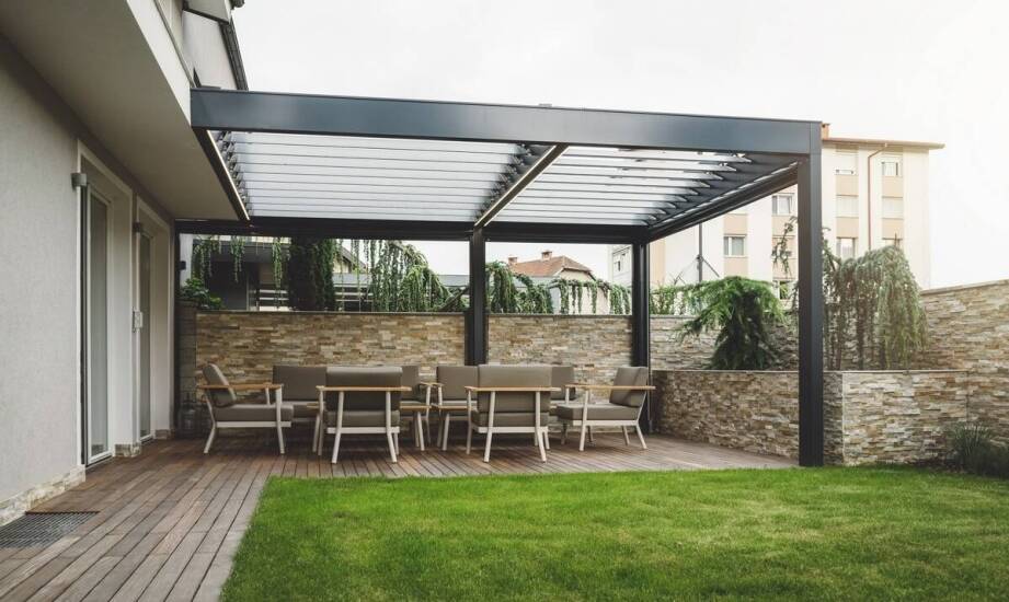 Jakie kolory i wzory pergoli na śmieci najlepiej komponują się z nowoczesnymi ogrodami?